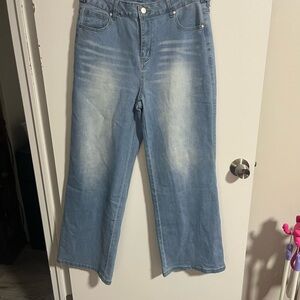 Light Wash Straight Leg Stretch Women’s Jeans